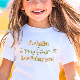 Fantasy Fairy Erste Wildblume Kleinkind T-shirt