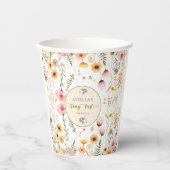 Fantasy Fairy Erste Wildblume Pappbecher (Vorderseite)