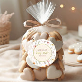 Fantasy Fairy Erste Wildblume Runder Aufkleber