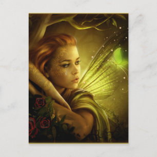 Fantasy Fairy Girl Postkarte