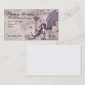 Fantasy Fairy Gothic Business Card Custom Visitenkarte (Vorne/Hinten)