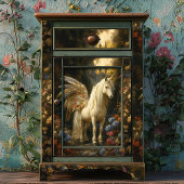 Fantasy Fairy Horse mit mehrfarbigen Flügeln Seidenpapier