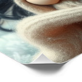 Fantasy Fairy Mother and Baby Art Poster (Ecke)