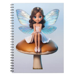 Fantasy Fairy Notebook 6,5 x 8,75 Zoll Notizblock