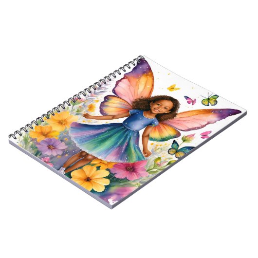 Fantasy Fairy Notebook 6,5 x 8,75 Zoll Notizblock (Linke Seite)
