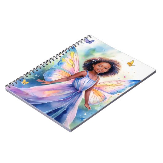 Fantasy Fairy Notebook 6,5 x 8,75 Zoll Notizblock (Linke Seite)