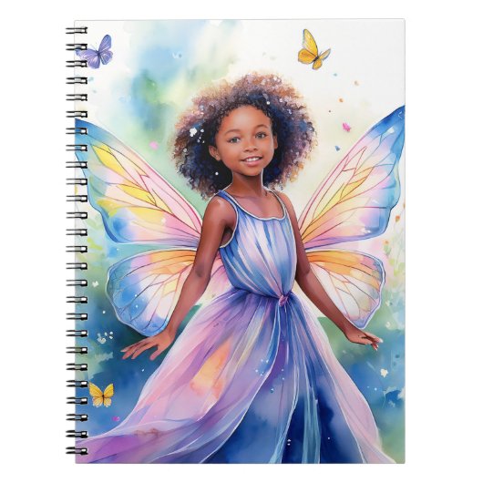 Fantasy Fairy Notebook 6,5 x 8,75 Zoll Notizblock (Vorderseite)