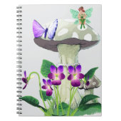 Fantasy Fairy Notebook 6,5 x 8,75 Zoll Notizblock (Vorderseite)