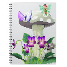 Fantasy Fairy Notebook 6,5 x 8,75 Zoll