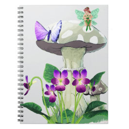 Fantasy Fairy Notebook 6,5 x 8,75 Zoll Notizblock