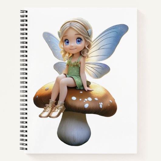 Fantasy Fairy Notebook Notizblock (Vorderseite)