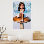 Fantasy Fairy Poster (Küche)