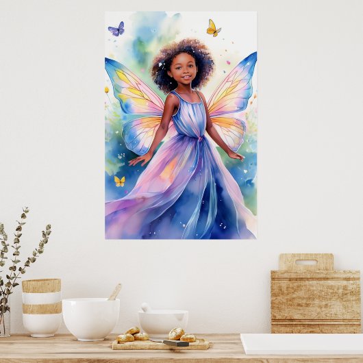 Fantasy Fairy Poster (Küche)