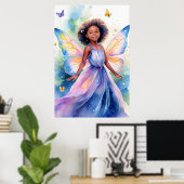 Fantasy Fairy Poster (Heimbüro)