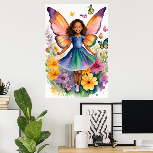 Fantasy Fairy Poster (Heimbüro)