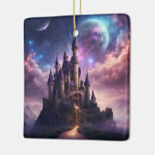 Fantasy Fairy Tale Burg Keramikornament (Links)