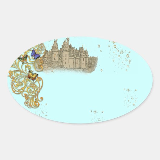 Fantasy Fairy Tale Stickers Tags (Vorderseite)