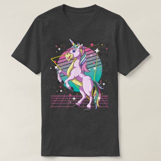 Fantasy Fairy Tale Unicorn T-Shirt (Design vorne)