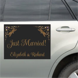 Fantasy Fairy Tale Wedding Auto Magnet