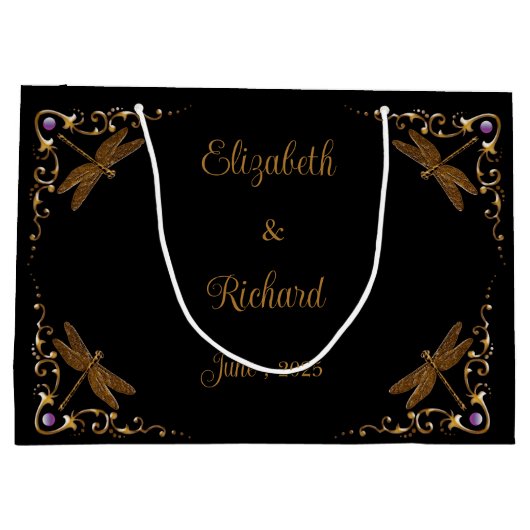 Fantasy Fairy Tale Wedding Große Geschenktüte (Rückseite)