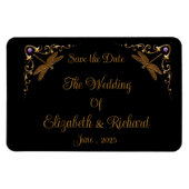 Fantasy Fairy Tale Wedding Save the Date Magnet (Horizontal)