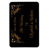 Fantasy Fairy Tale Wedding Save the Date Magnet (Vertikal)