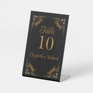 Fantasy Fairy Tale Wedding Tischnummer Sockelschild