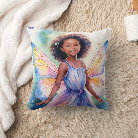 Fantasy Fairy Throw Kissen (Decke)
