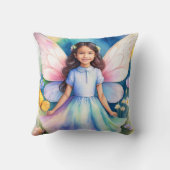 Fantasy Fairy Throw Kissen (Rückseite)