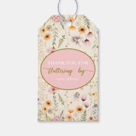 Fantasy Fairy Wildblume Danke Geschenkanhänger