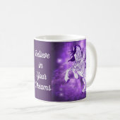 Fantasy Fairy Winged Clydesdale Pferd Kaffeetasse (VorderseiteRechts)