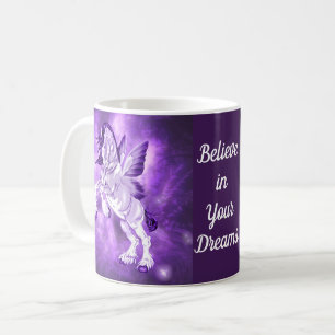 Fantasy Fairy Winged Clydesdale Pferd Kaffeetasse