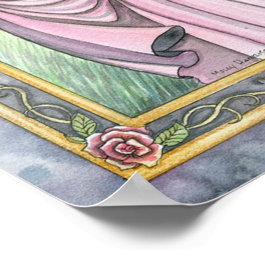 Fantasy Fairytale Art Print Poster (Ecke)