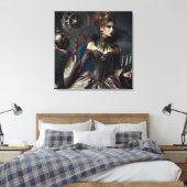 Fantasy Fairytale Elegante Böse Königin Leinwanddruck (Insitu (Schlafzimmer))