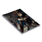 Fantasy Fairytale Elegante Böse Königin Notizblock (Rechte Seite)