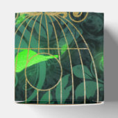 Fantasy-Fantasie in Gold und Green Birdcage Geschenkschachtel (Oben)