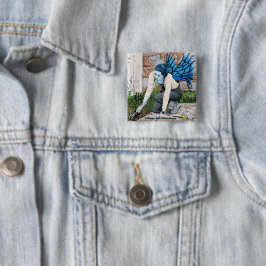 Fantasy Fantasy Fairy Garden Gardener Fantasy Butt Button