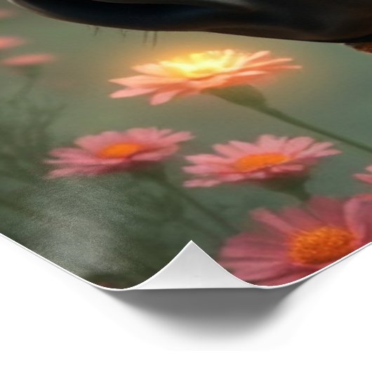 Fantasy Fantasy - Pferd und Begleiter Poster (Ecke)