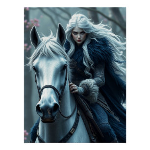 Fantasy Fantasy - Pferd und Begleiter Poster