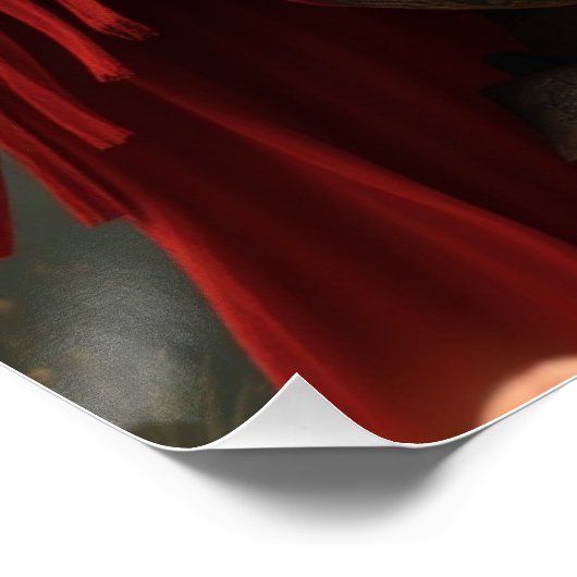 Fantasy Fantasy - Pferd und Begleiter Poster (Ecke)