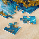 Fantasy-Farben: Künstlerischer abstrakter Hintergr Puzzle (Seite)