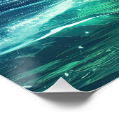 Fantasy farbige Nacht Poster (Ecke)