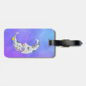 Fantasy farbiger Crescent Moon mit Face Sky Gepäckanhänger (Rückseite horizontal)