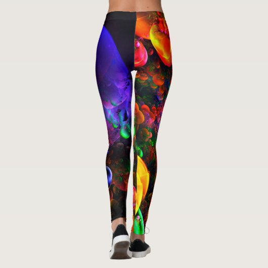 Fantasy-Farbkombination Leggings (Rückseite)