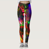 Fantasy-Farbkombination Leggings (Vorderseite)