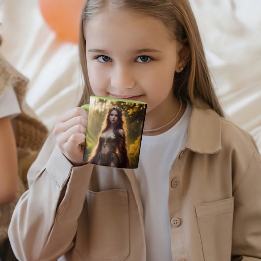 Fantasy Fashion Dryd Wald Goddess hübsche Kunst Tasse