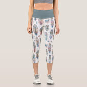 Fantasy Feather Capri Leggings (Vorderseite)