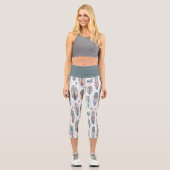 Fantasy Feather Capri Leggings (Vorderseite)