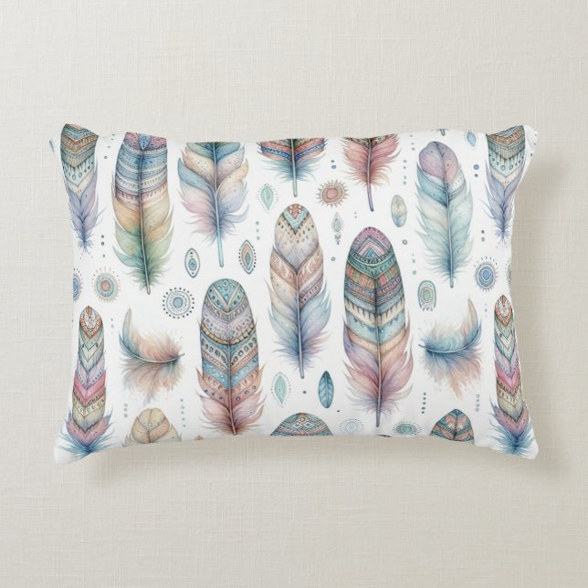 Fantasy Feather Dekokissen (Vorderseite)