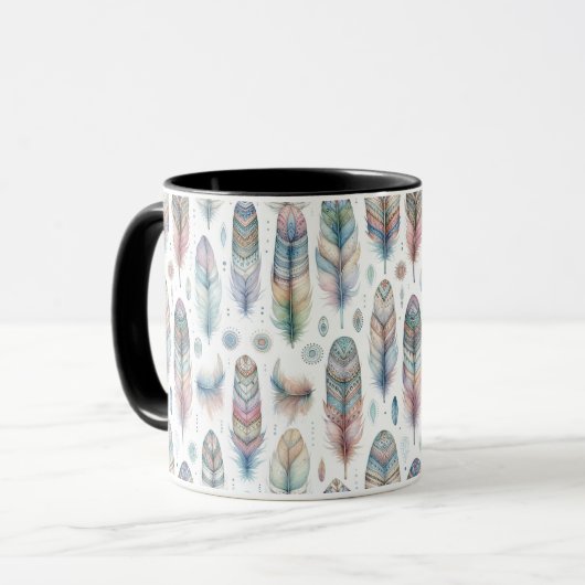 Fantasy Feather Tasse (Vorderseite Links)